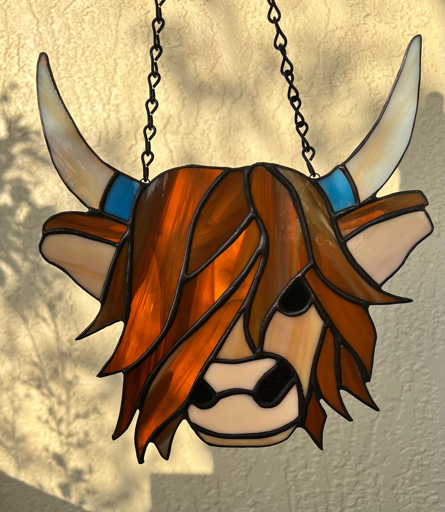 Yak Cow Bull - Stained Glass - DIGITAL PATTERN - Adorable