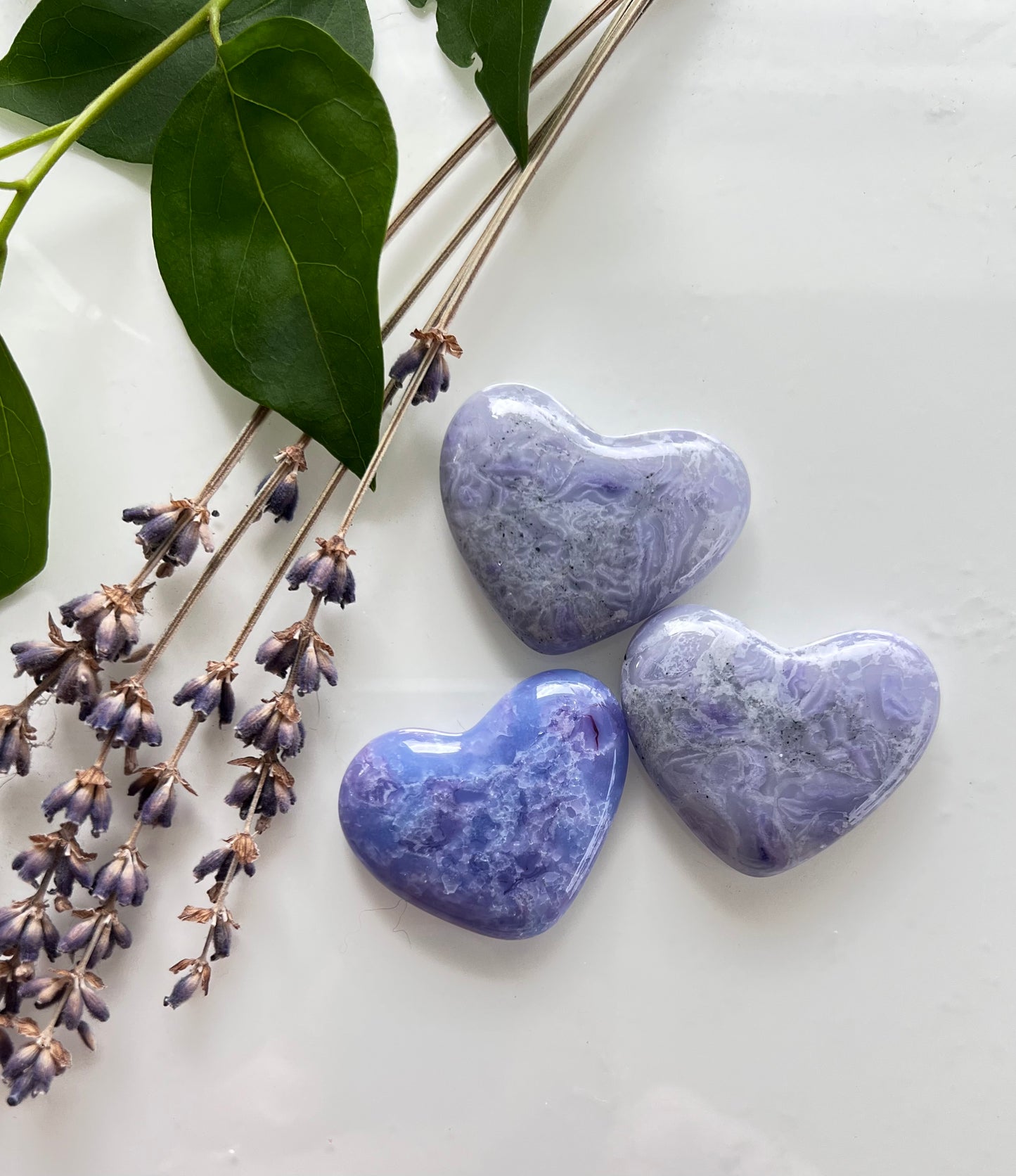 Pocket Heart Memory Stone Love Message Sweet Gift Fused Glass Handmade